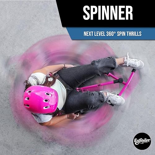 Miniatura 2 de EzyRoller Scooter giratorio para niños y adolescentes, juguete de paseo al aire libre con ruedas giratorias para deriva y giro apretado, hasta 150