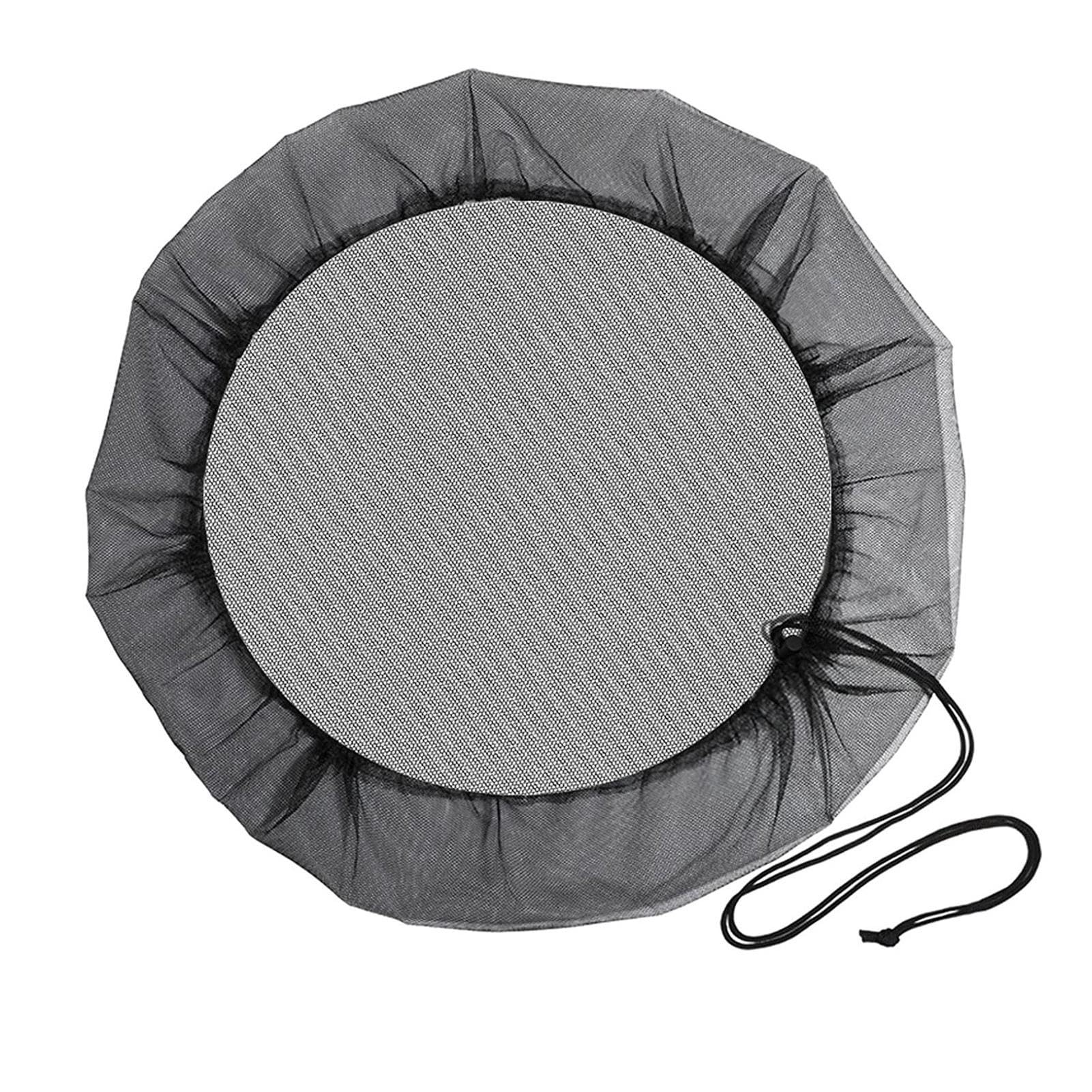 Rain Barrel Cover - Water Filter Drawstring Design, Reusable Mesh Protector, Screen Filter Drawstring | Polyester Bucket Tank Protector, Water Barrel Filter to Keep Yard and Garden Clean