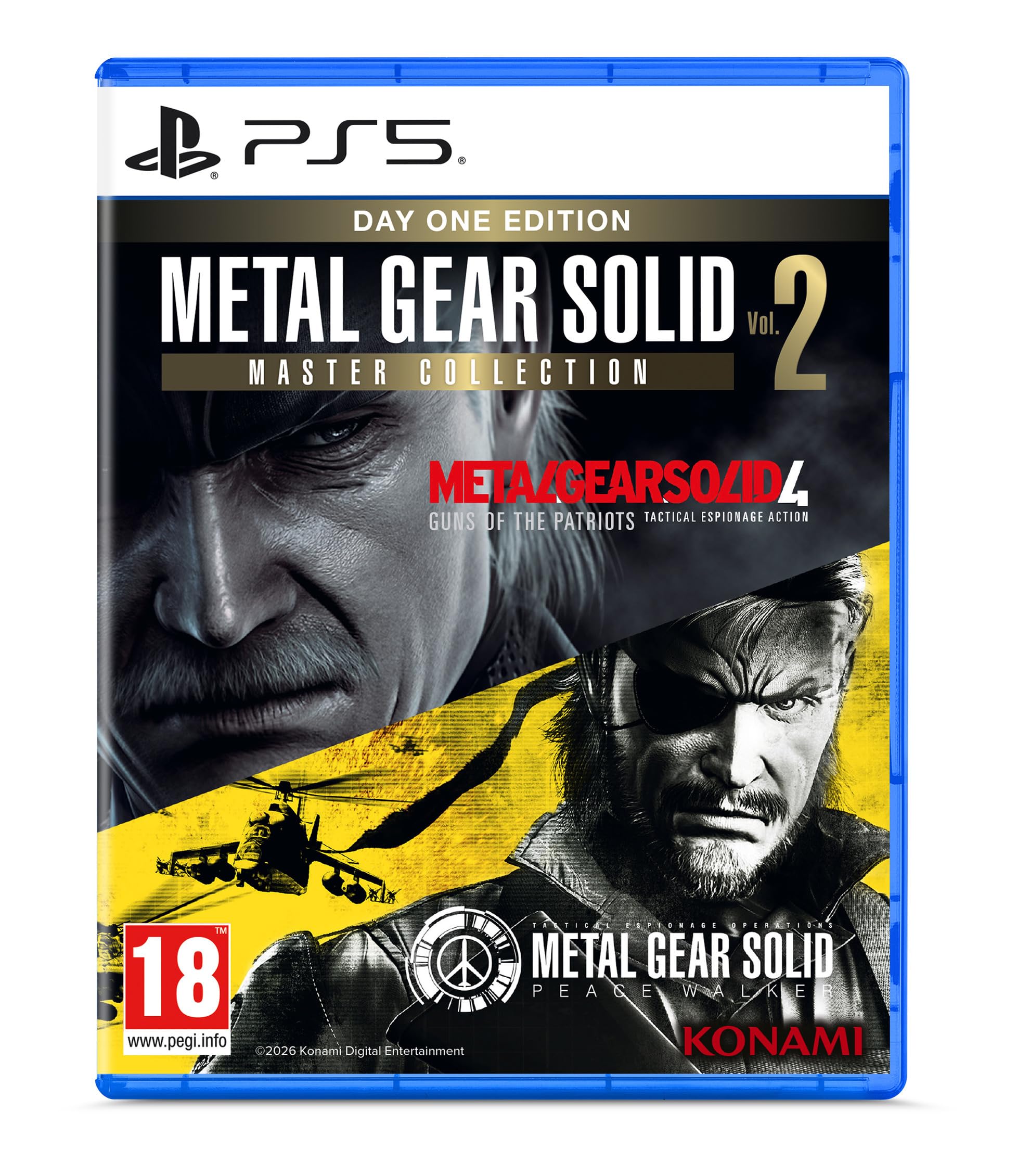 Metal Gear Solid Master Collection 2 Day1 Edition (PS5) - MGS4, Peace Walker HD, Ghost Babel, zaktualizowane elementy sterujące, Extrain