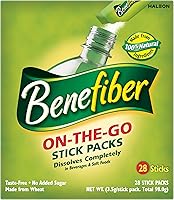 Vista 2 de Benefiber Suplemento de fibra natural On-The-Go Stick 28 Pack