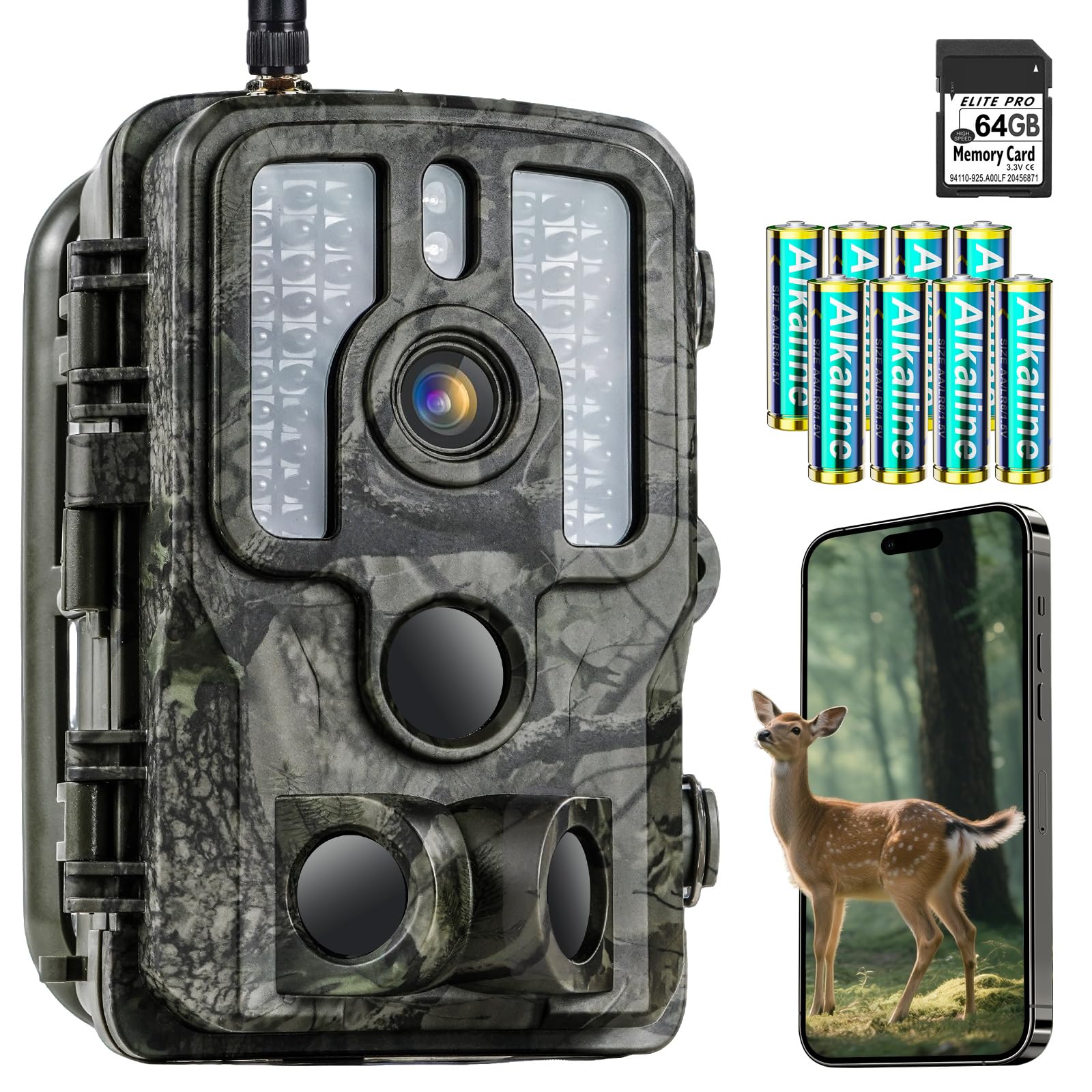 Mini Camera SuntekCam Trail Camera 48MP 4K Comes With 32GB SD Card