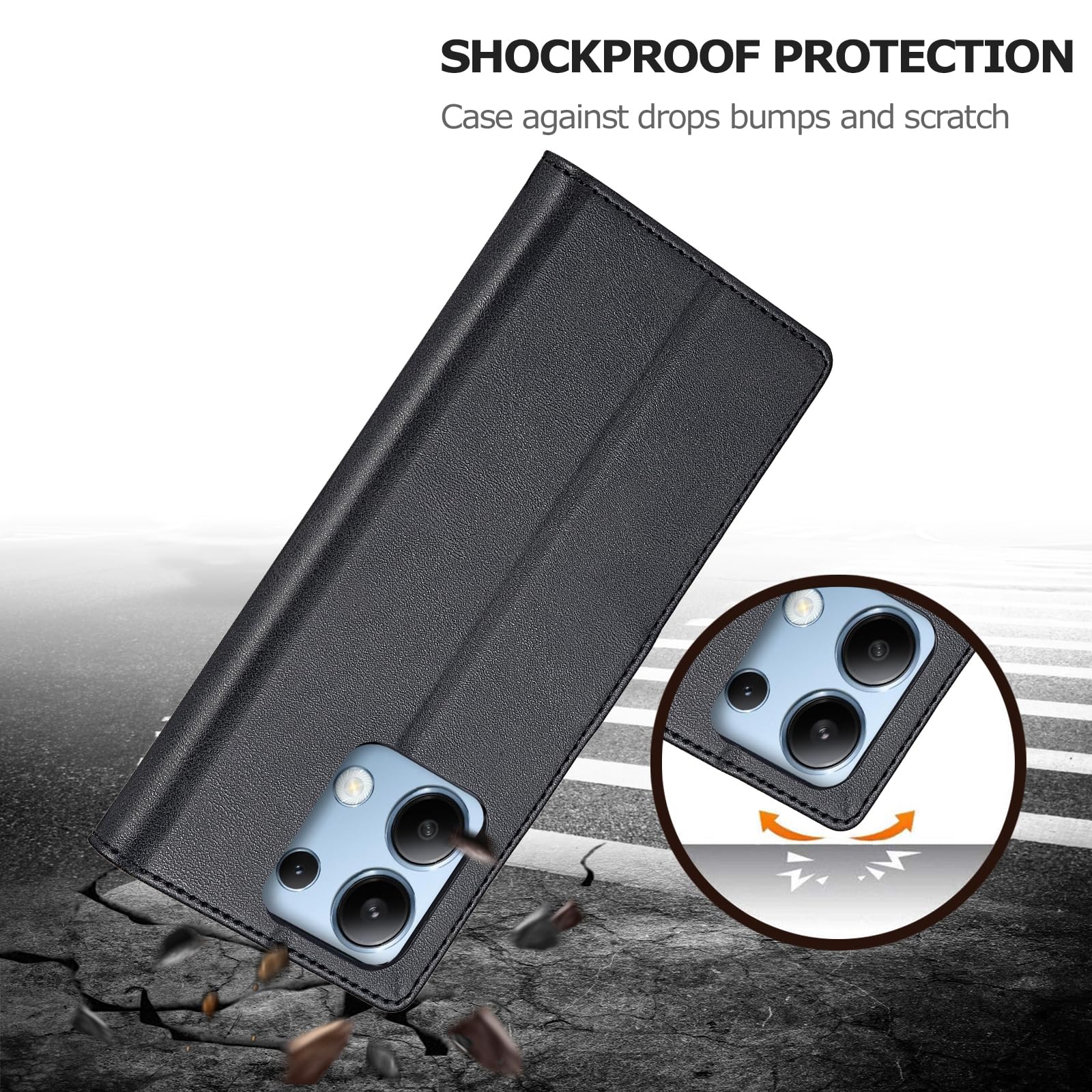SEAHAI Cover per Xiaomi Redmi Note 12S 4G, Custodia