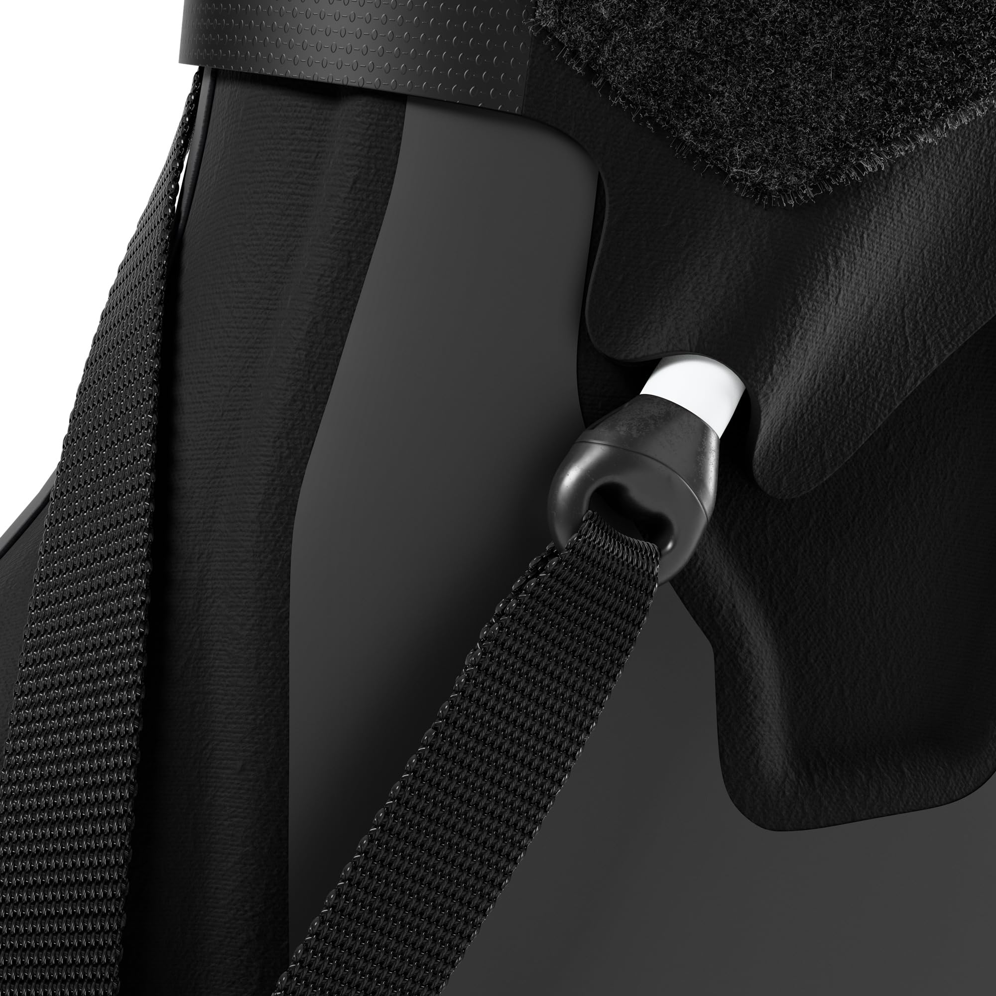 BETTERGUARDS MAX - Tobillera deportiva ligera para hombre y mujer | Estabilizador de tobillo para mayor comodidad y libertad de movimiento | Ajuste transpirable sin compresión para deporte (negro, L
