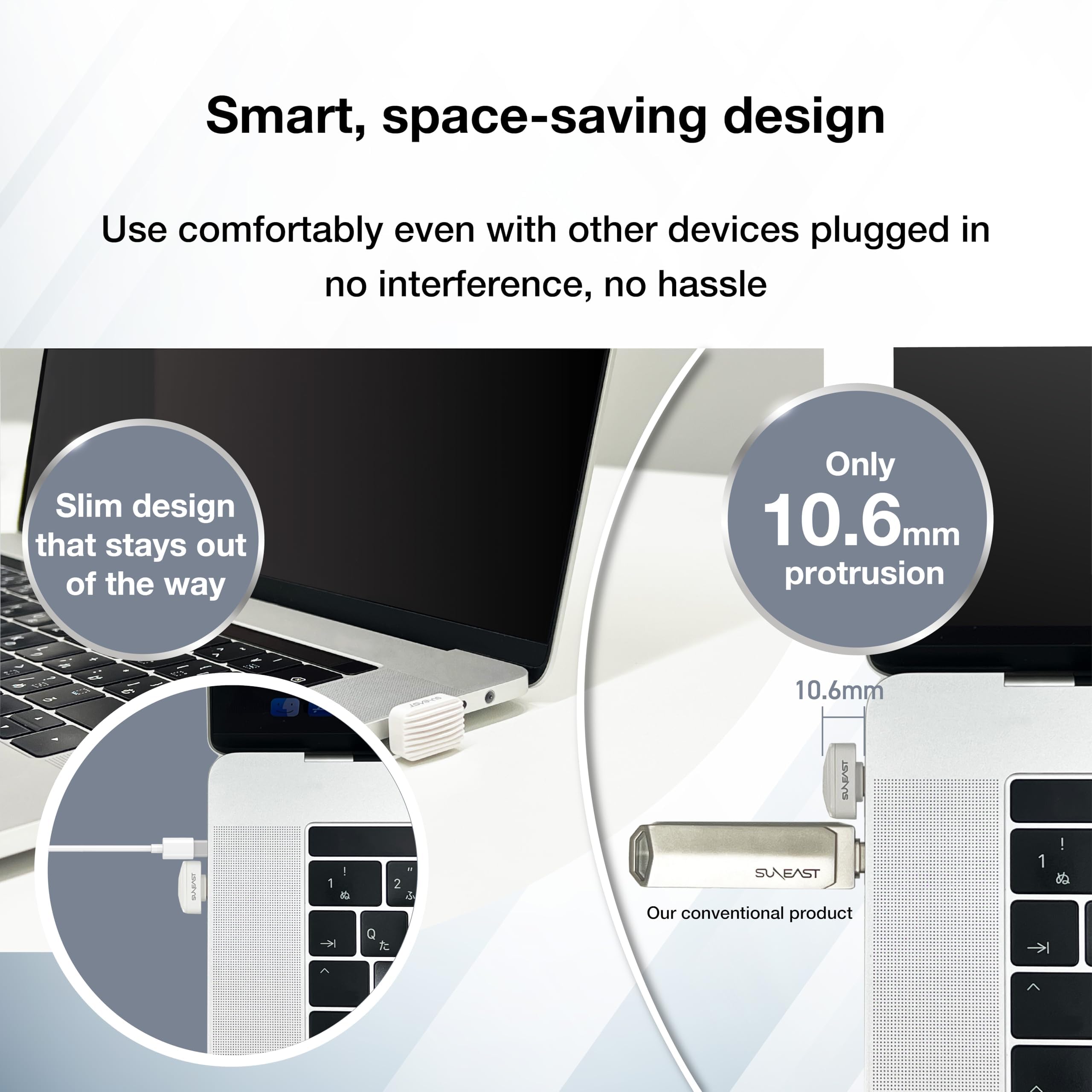 Amazon | SUNEAST 外付けSSD USB-C接続 Portable SSD Nano(Android