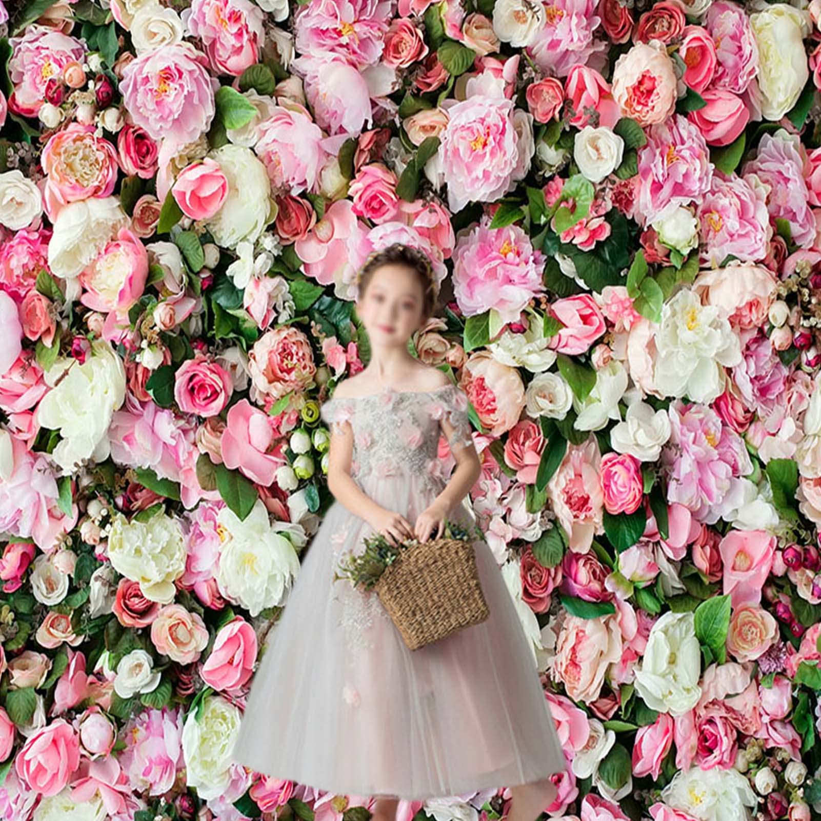 Art Studio Fotohintergrund 3x2,4 M – Rosa Rosen, Vinyl, Für Neugeborene, Hochzeit, Geburtstag & Fotostudio