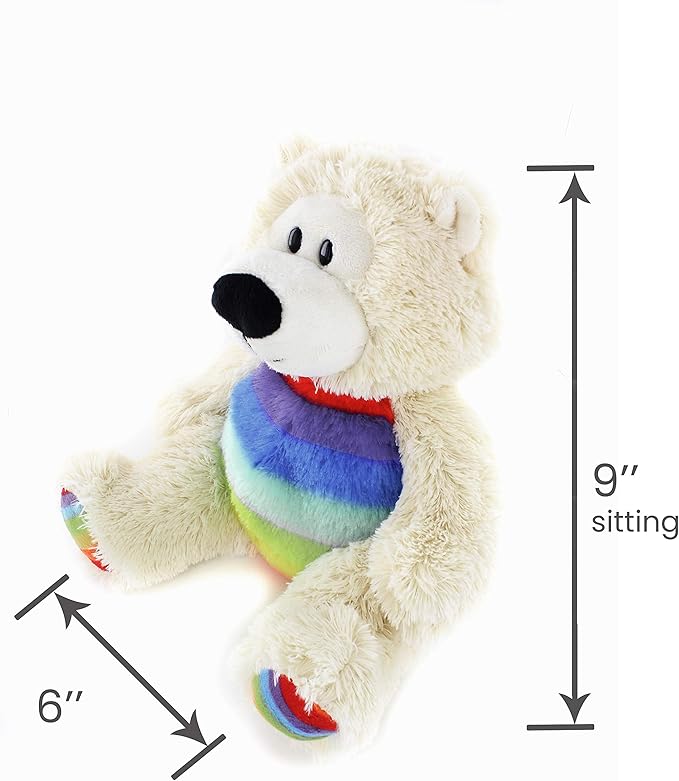 Peluche Plushland Oso Sophie Arcoíris 12 pulgadas miniatura 2