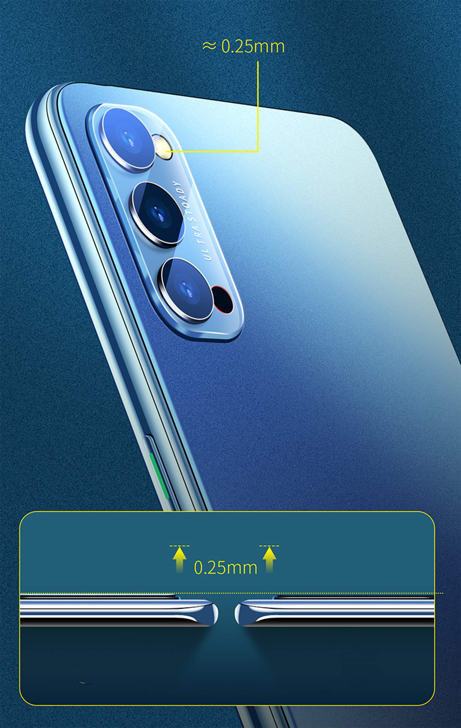 QULLOO per Oppo Reno 4Z 5G Pellicola Vetro Temperato + Pellicola Fotocamera Posteriore [2 Pezzi + 2 Pezzi],9H Durezza Anti-Impronte Protettiva Protezione Film Schermo per Oppo Reno4 z 5G