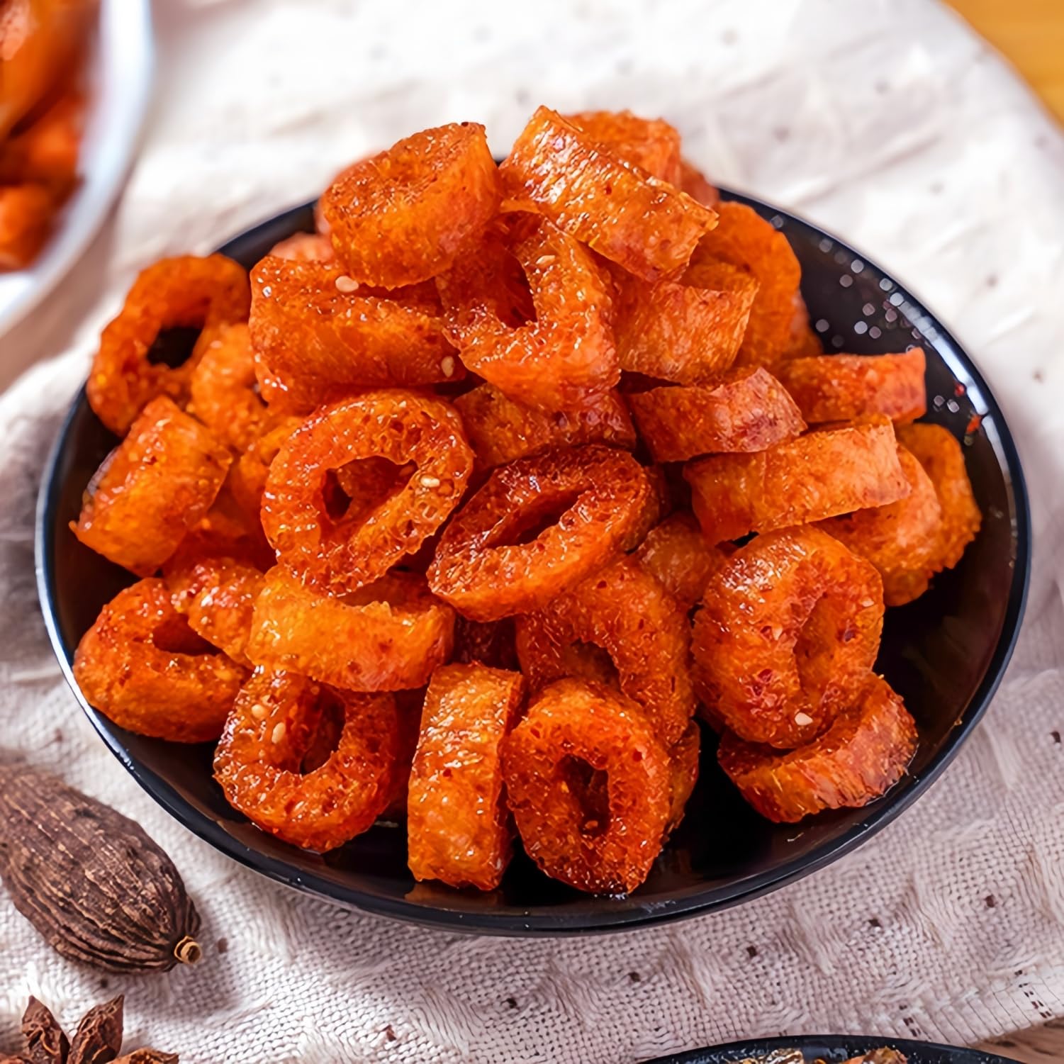 Latioa Spicy Strips Snacks Asiáticos Tiras Picantes 18g x 5 Paquetes