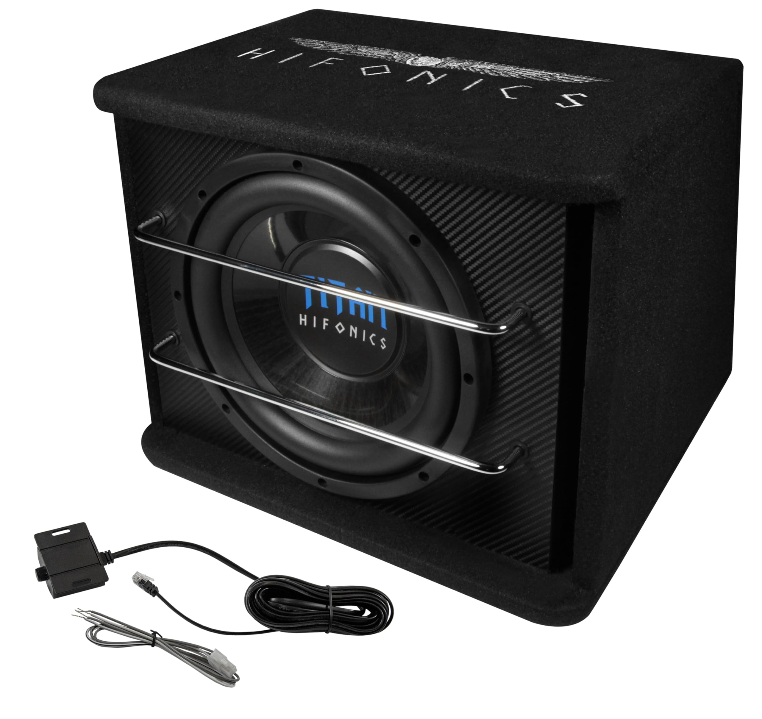 Hifonics TSA250R - Caja reflectora de graves activa de 25 cm (10")