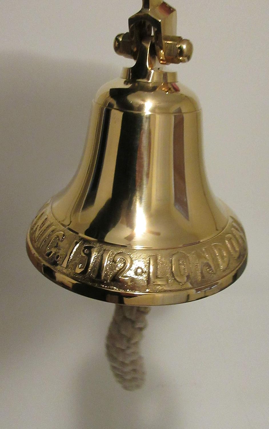 UD Titanic Ship Bell with Polished Brass Finish