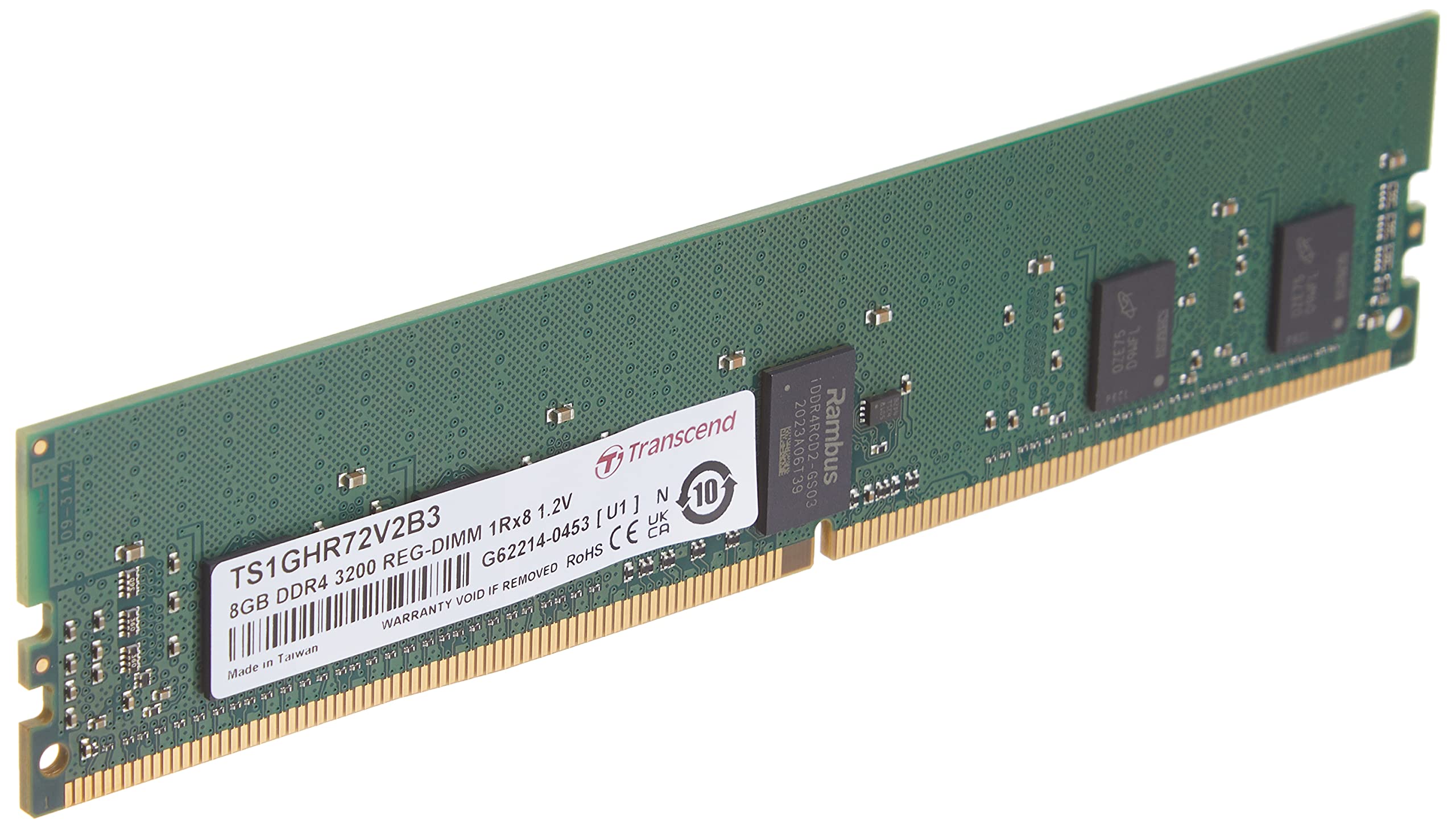 Amazon.co.jp: Transcend 8GB DDR4 3200 REG-DIMM 1Rx8 1Gx8 CL22 1.2V
