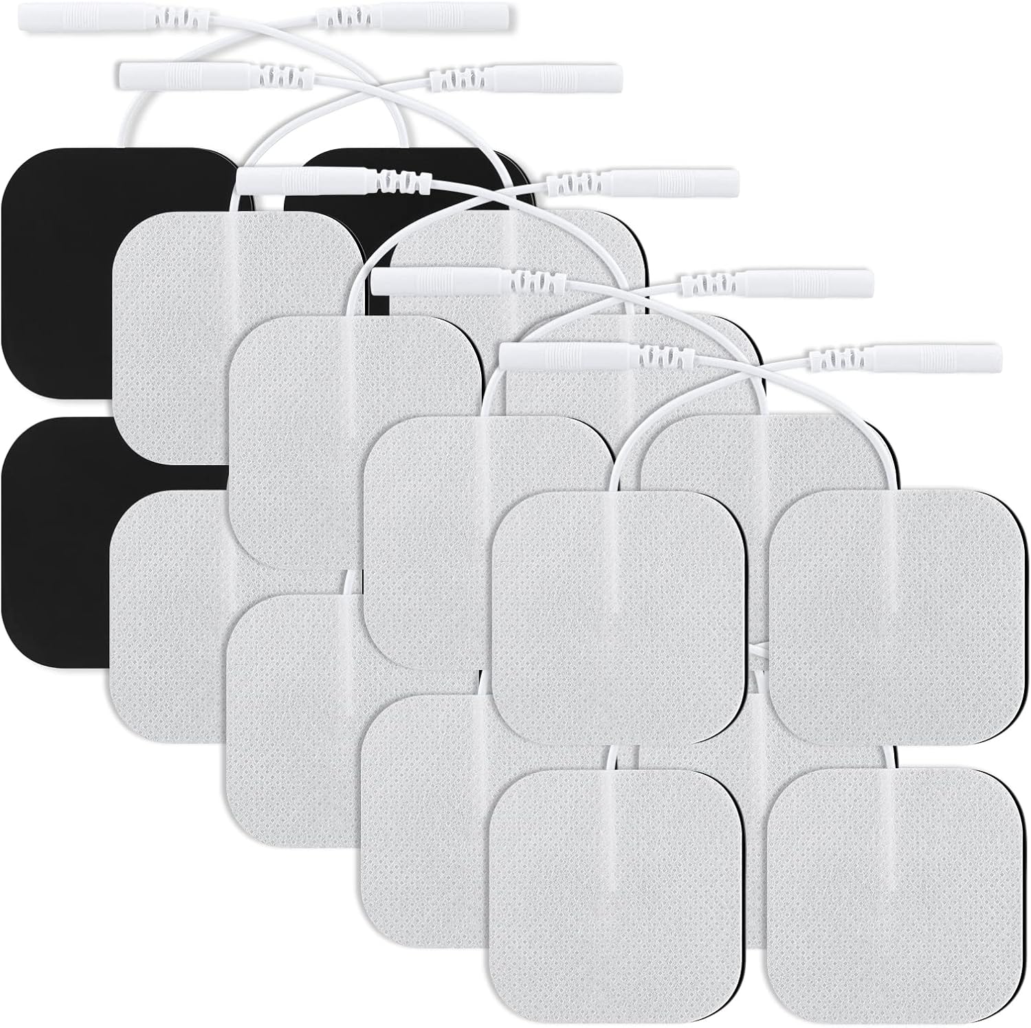 TENS Unit Replacement Pads, Self-Adhesive Electrode 20PCS, 2″x2″ Electrode Pads for Muscle Stimulator Massager, Self-Adhesive TENS Pads for Electrotherapy