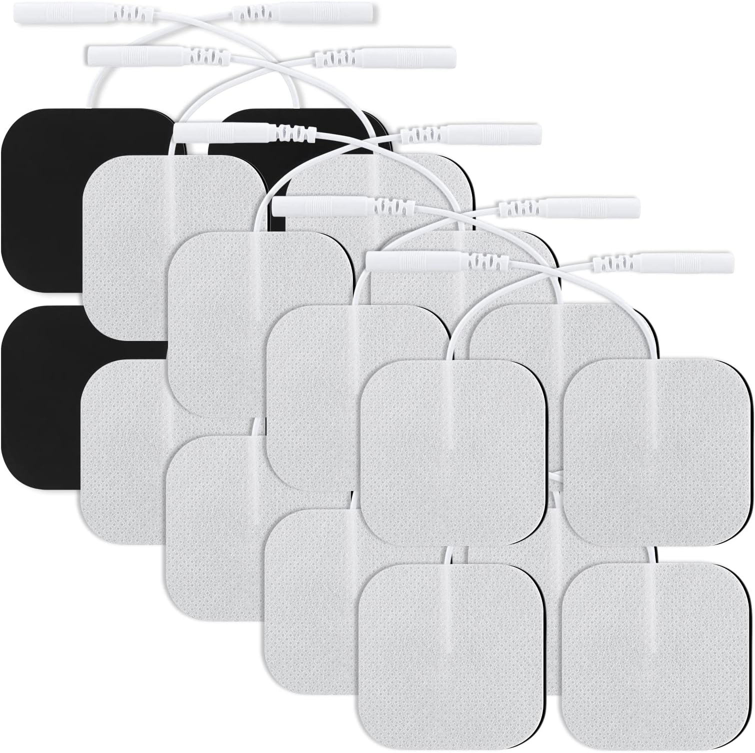 TENS Unit Replacement Pads, Self-Adhesive Electrode 20PCS, 2"x2" Electrode Pads for Muscle Stimulator Massager, Self-Adhesive TENS Pads for Electrotherapy