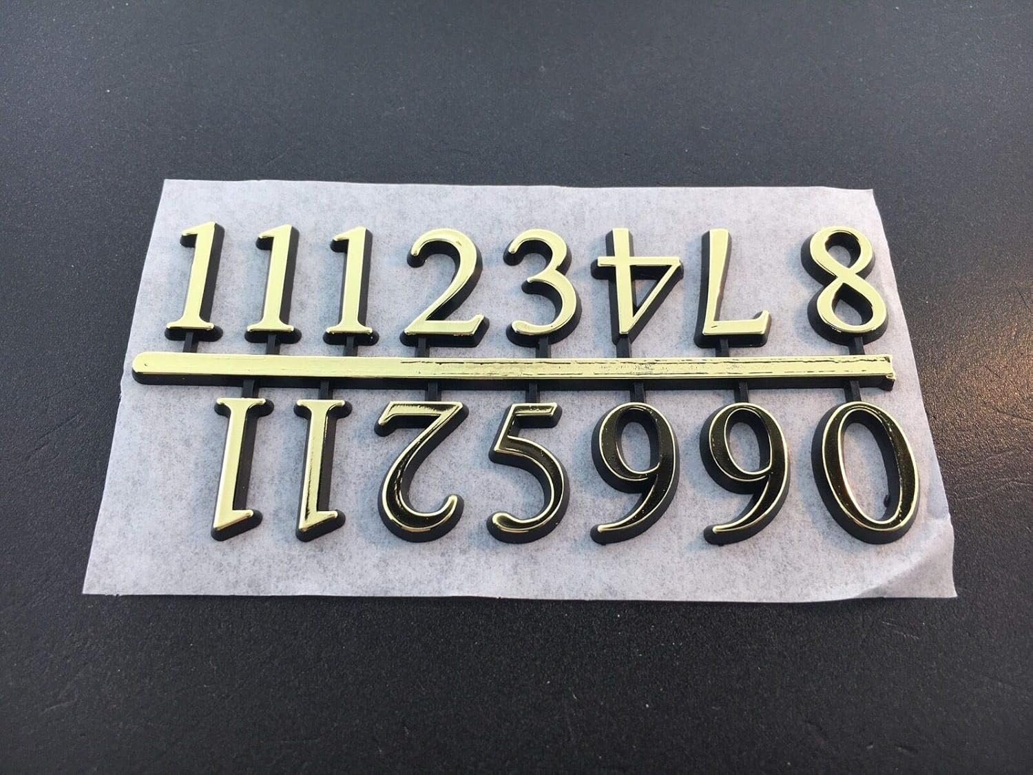 Tools and Replacement for Clock. Clock Numerals Arabic 5/8"" Tall Set