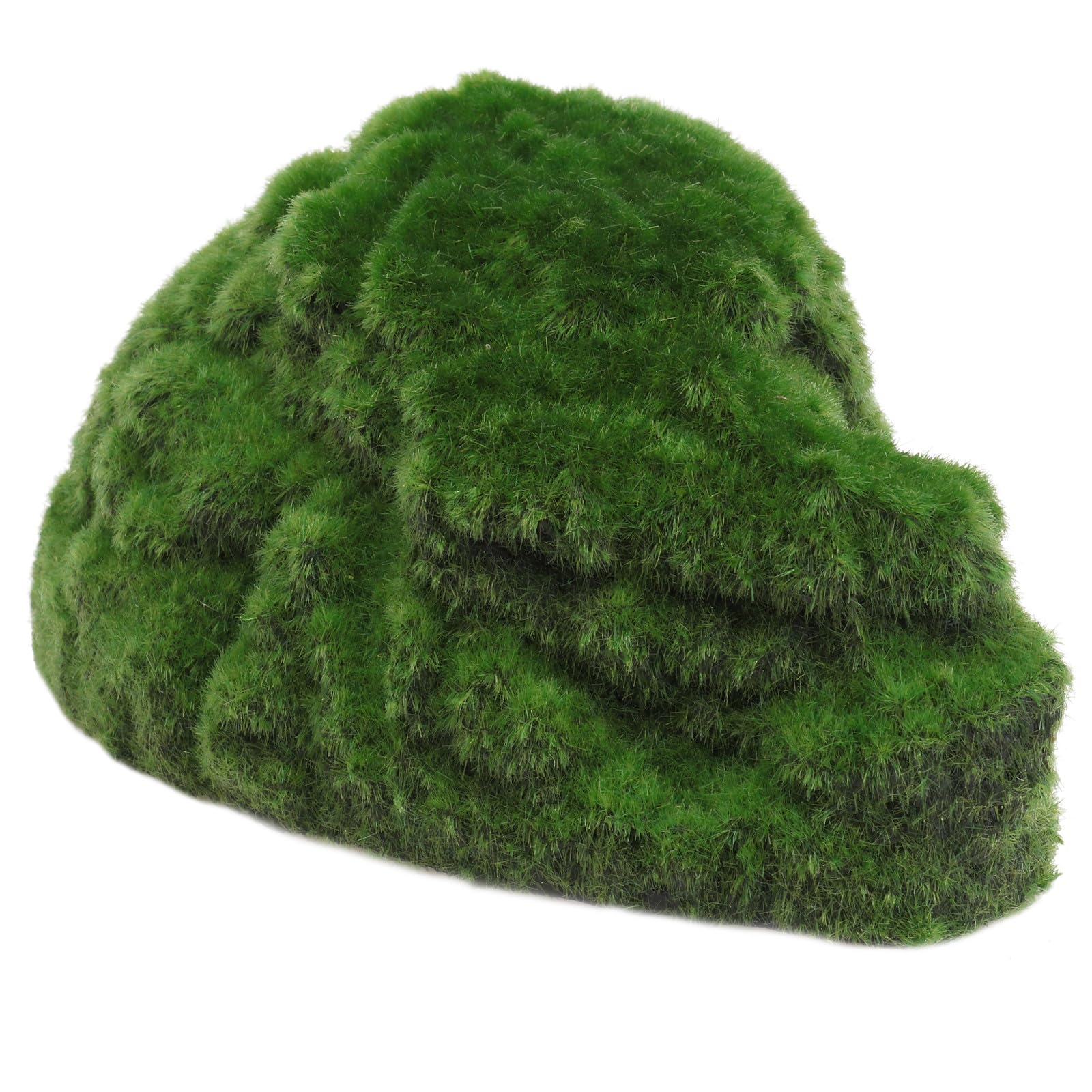 TOYANDONA Cueva Hábitat para Reptiles y Tortugas, Casa de Escondite Musgo Artificial, Decoración para Acuario, Diseño Resistente y Natural, Tamaño Mediano, Adecuado para Terrarios