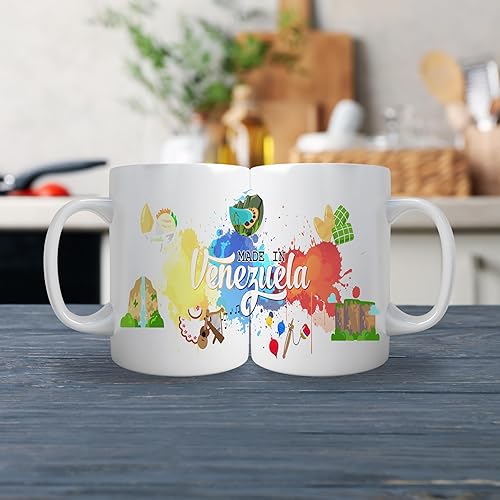 Miniatura 8 de Venezuela Coffee Mug - Venezuelan Gift - Venezuela - Venezuela taza de café (Venezuela Icons, 11 Oz)