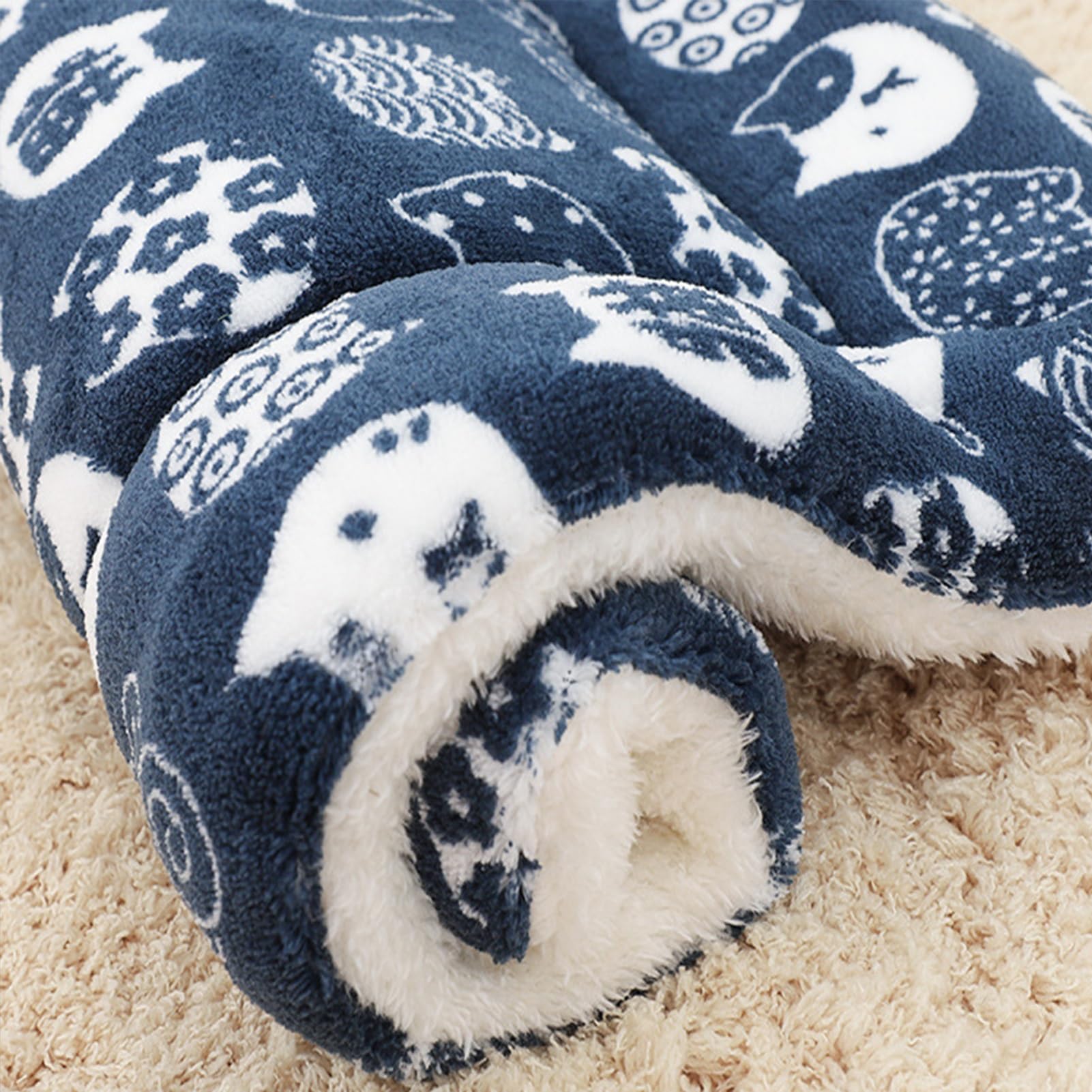 Couverture polaire douce contre le froid pour petit chat et chien