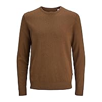 JACK & JONES Jjeemil Knit Crew Neck Noos, Maglione Lavorato a Maglia Uomo