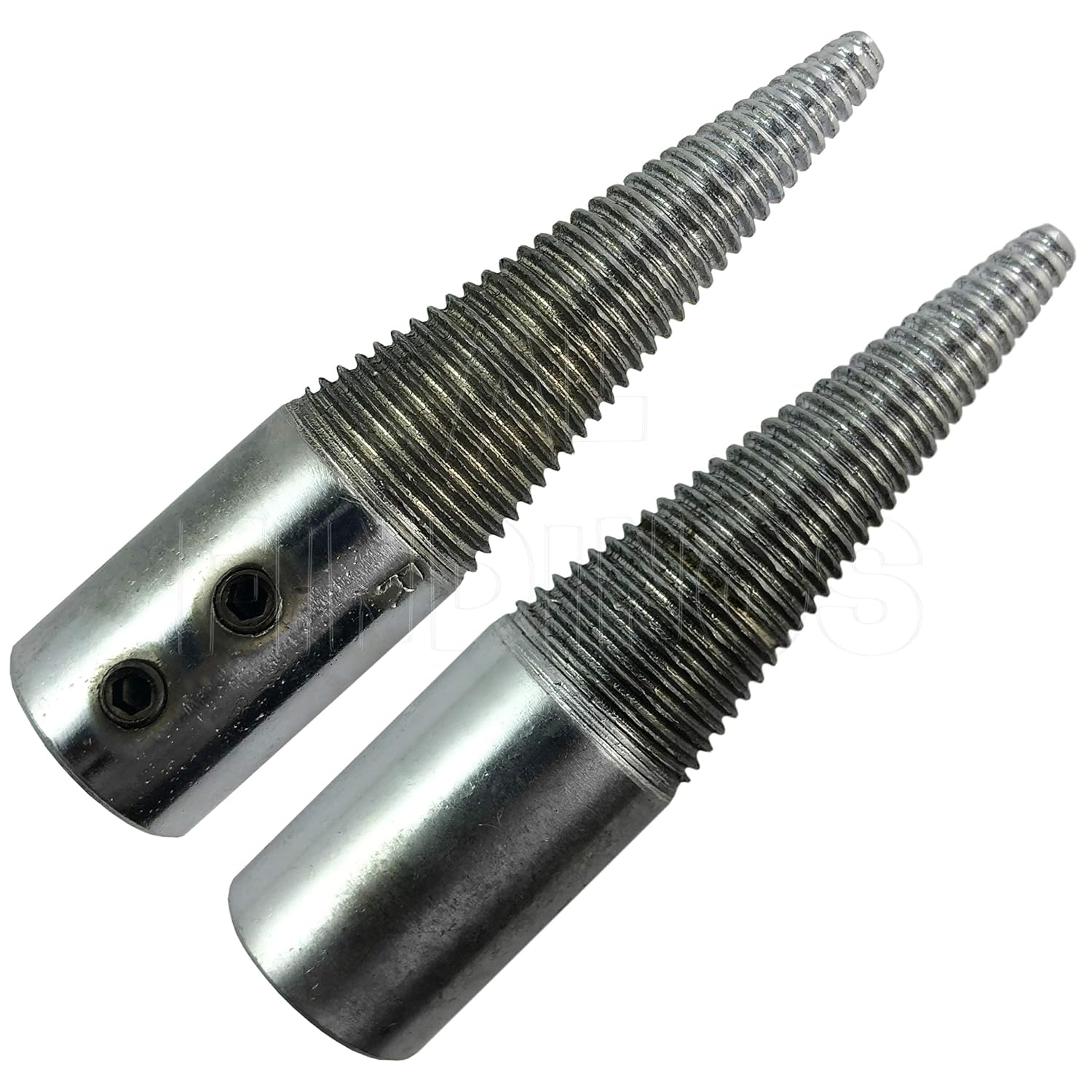 Jewellers Tools Tapered Spindle Adapter Left & Right Pair 1/4" Or 6.5 MM Bore Polishing Wheel Mop