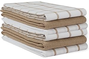 LANE LINEN Tea Towels for Kitchen Decorative - Premium Kitchen Towels Set