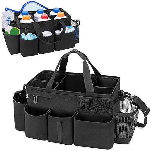 LoDrid Hot Tub Chemical Storage Bag, Pool Chemical Organizer with