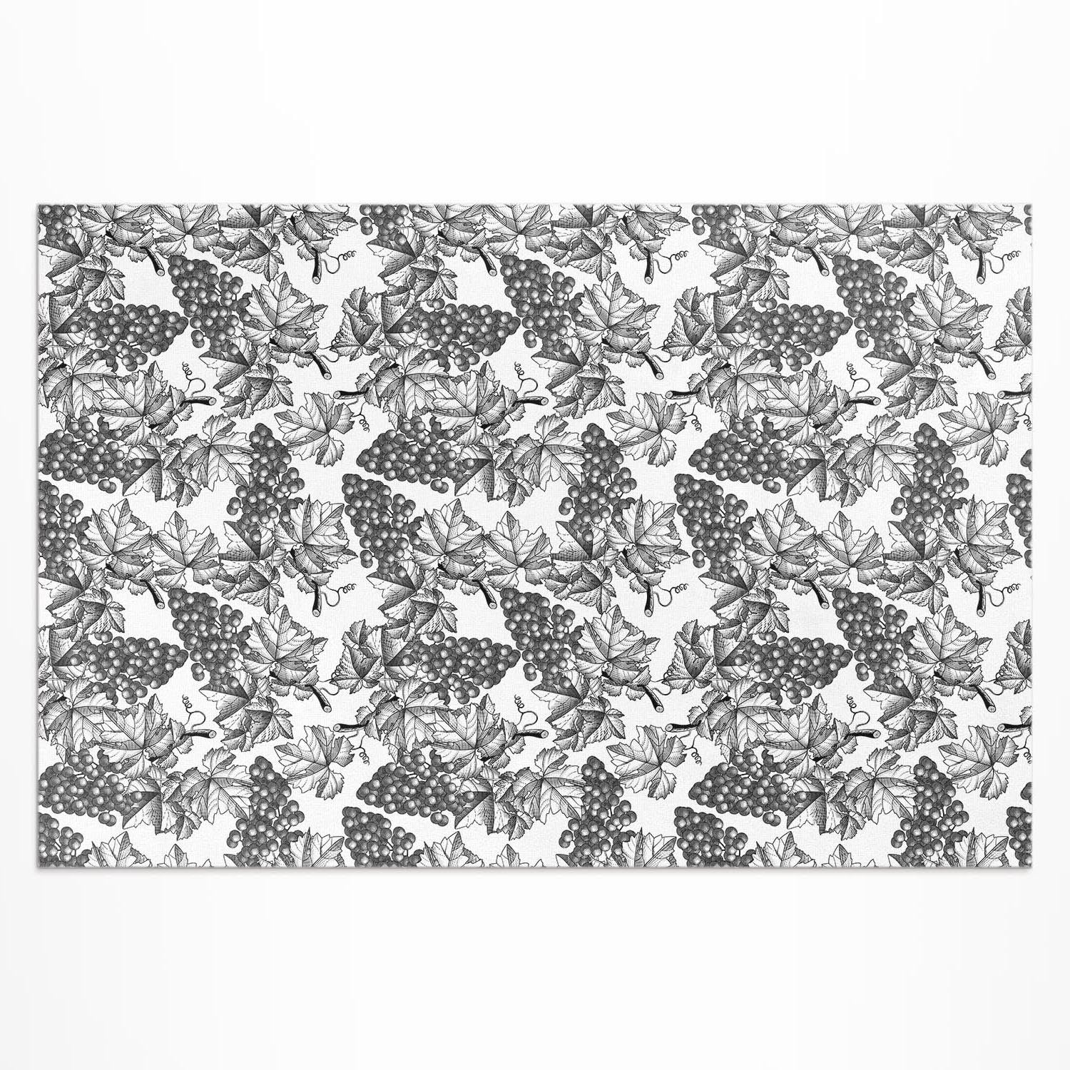 Tapis d'extérieur imperméable 120x180 cm en PVC résistant pour décoration terrasse et jardin