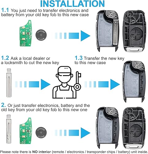 Miniatura 4 de HQRP Reemplazo remoto de entrada sin llave compatible con KIA Sorento Soul Optima Carens Sportage 2013 2014 2015 2016