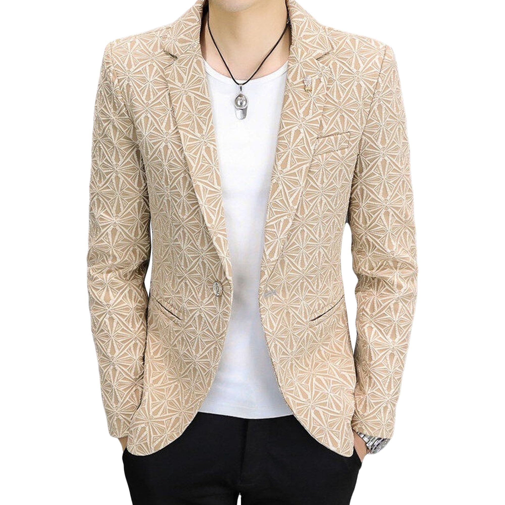 Blazer décontracté homme pour le bureau style coréen confortable