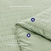 Vista 578 de HYMOKEGE - Juego de edredón tamaño king, color negro y rojo, de sirsaca, de 7 piezas, para todas las estaciones, en una bolsa, para dormitorio