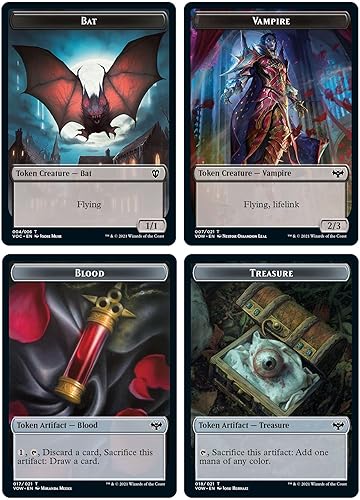 Miniatura 6 de Magic The Gathering Innistrad Carmesí Vow Commander Deck  Vampiric Bloodline (Negro-Rojo)