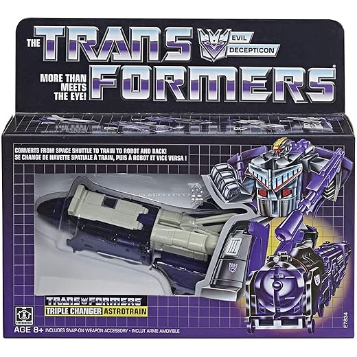 Transformers Astrotrain G1 Reissue Triple Changer