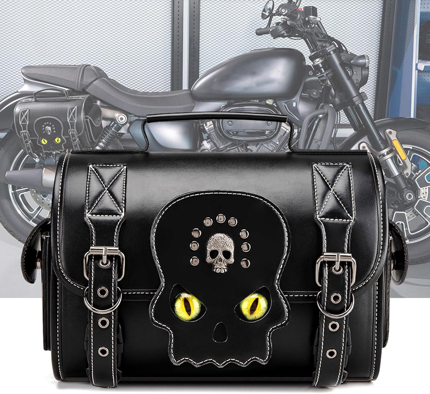 DEGNER☆レザー ツールバッグバイク用アクセサリー 黒 ツールバッグ