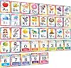 Adduster Alphabet Letters for Wall - ABC Alphabet Poster Classroom Wall Chart Kindergarten Elementary Classroom Decor Daycare Homeschool Supplies (Write Badly)