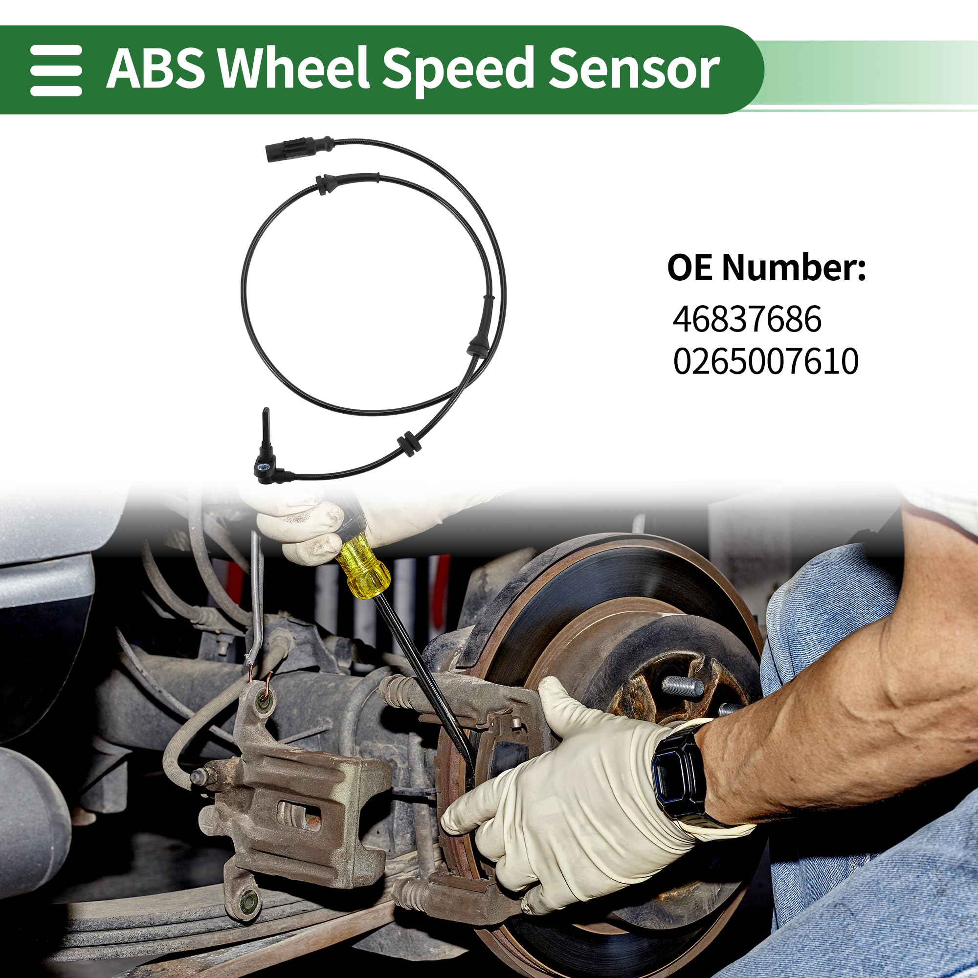 Motoforti Capteur De Vitesse De Roue ABS Capteur ABS