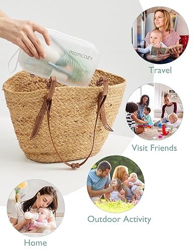 Miniatura 8 de Momcozy Nutri - Calentador de botellas y kit de cepillo para botellas Momcozy verde