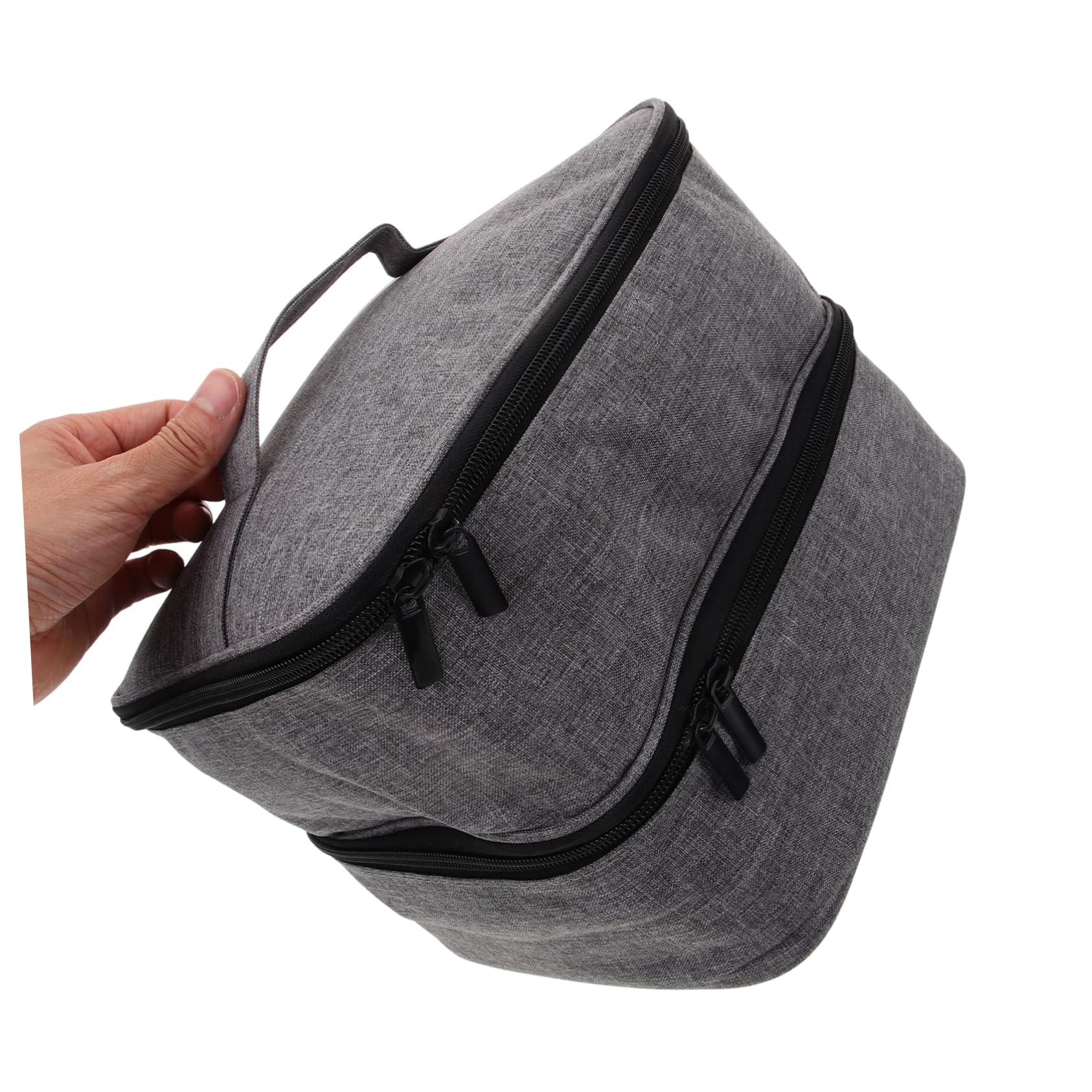 Ipetboom Borsa Organizer per Smalti e Boccette di Olio Essenziale, Doppio Strato, Grande Capienza, per Viaggio e Trucchi