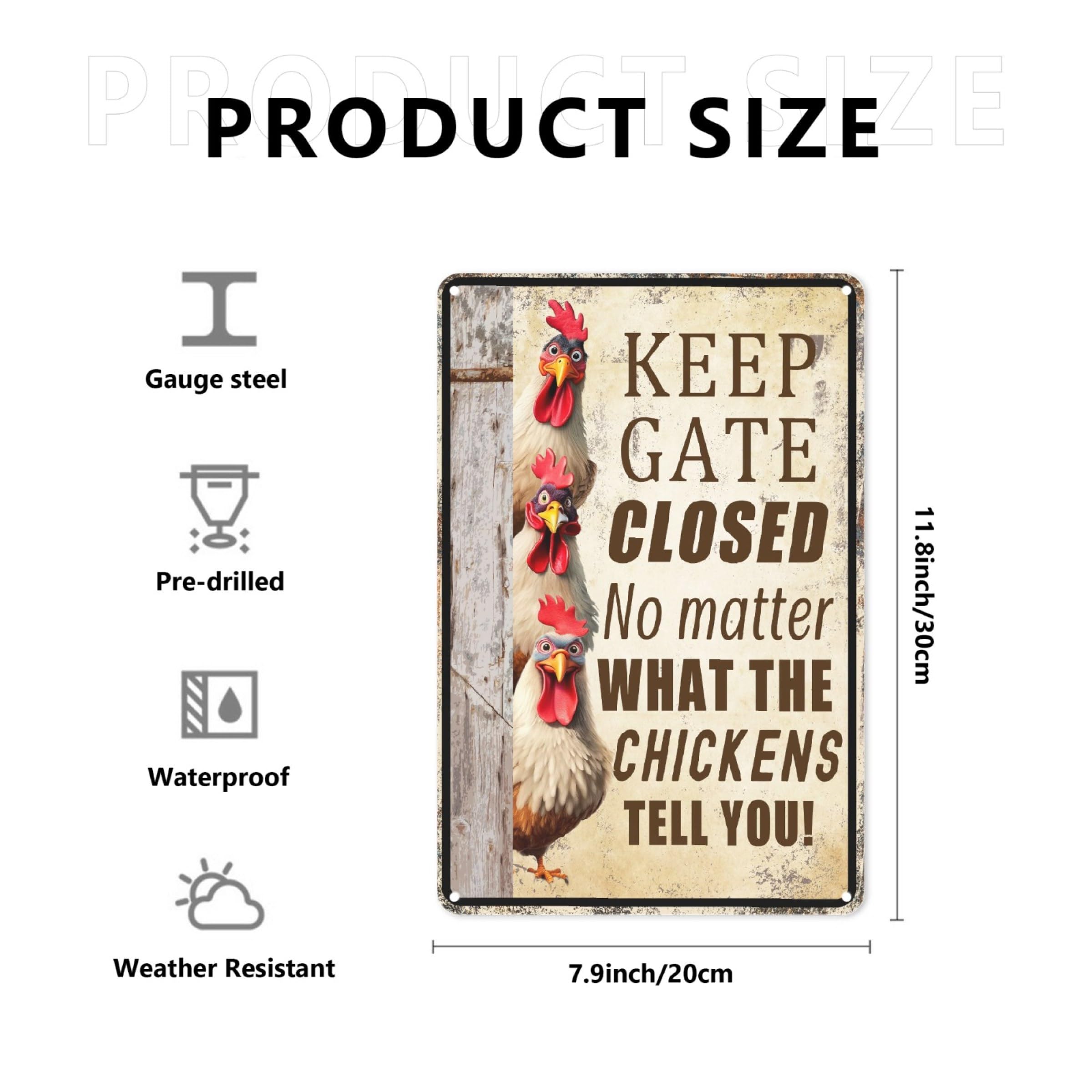 Plaque Vintage Humoristique En Métal Avec Inscription « Keep