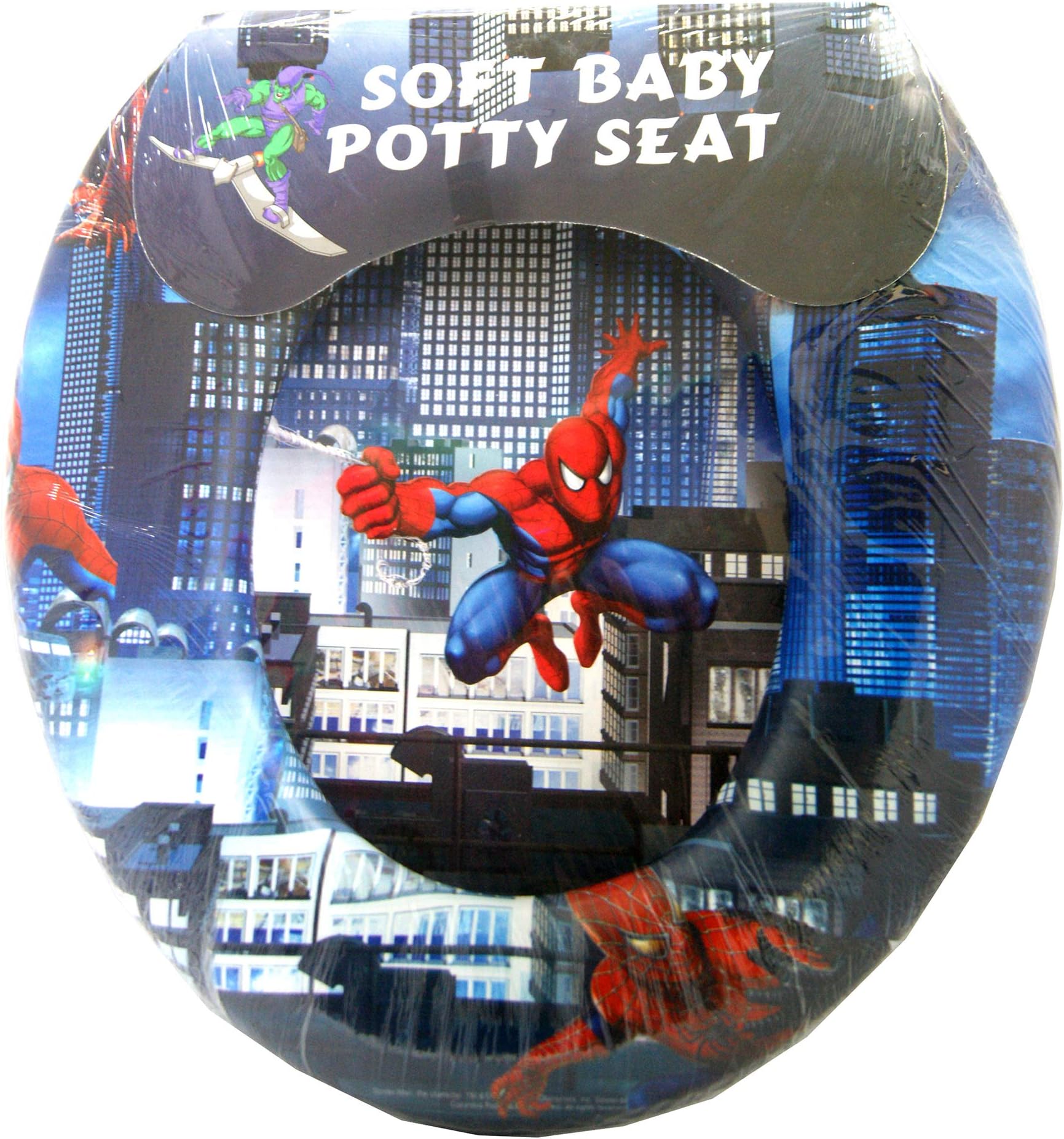 Child's Soft Cushioned Toilet seat (with Cartoon Characters) (Training Seat) (Portable Potty) (Spiderman)