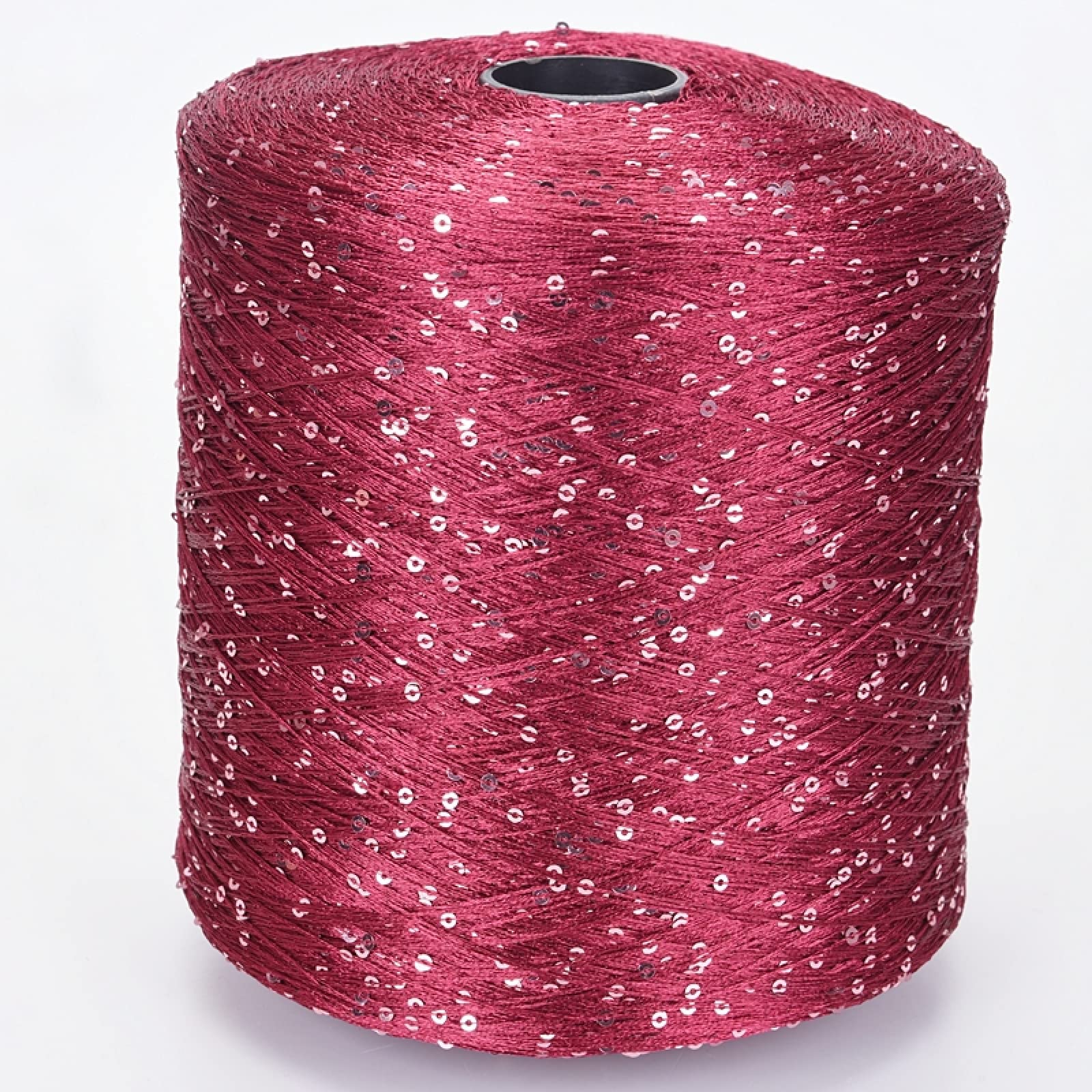 Crochet Yarn for Knitting Polyester Yarn with Sequins Yarn Yarn with Loops Knitting Yarn with Lurex Large Coil Yarn,09