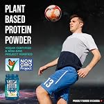 Vega Protein + Supergreens Poudre végétale de protéines – 20g Protéines de pois biologiques, sans lait, shake pour le petit déjeuner sain – Vanille, 21 Services, 614 g (paquet de 1)