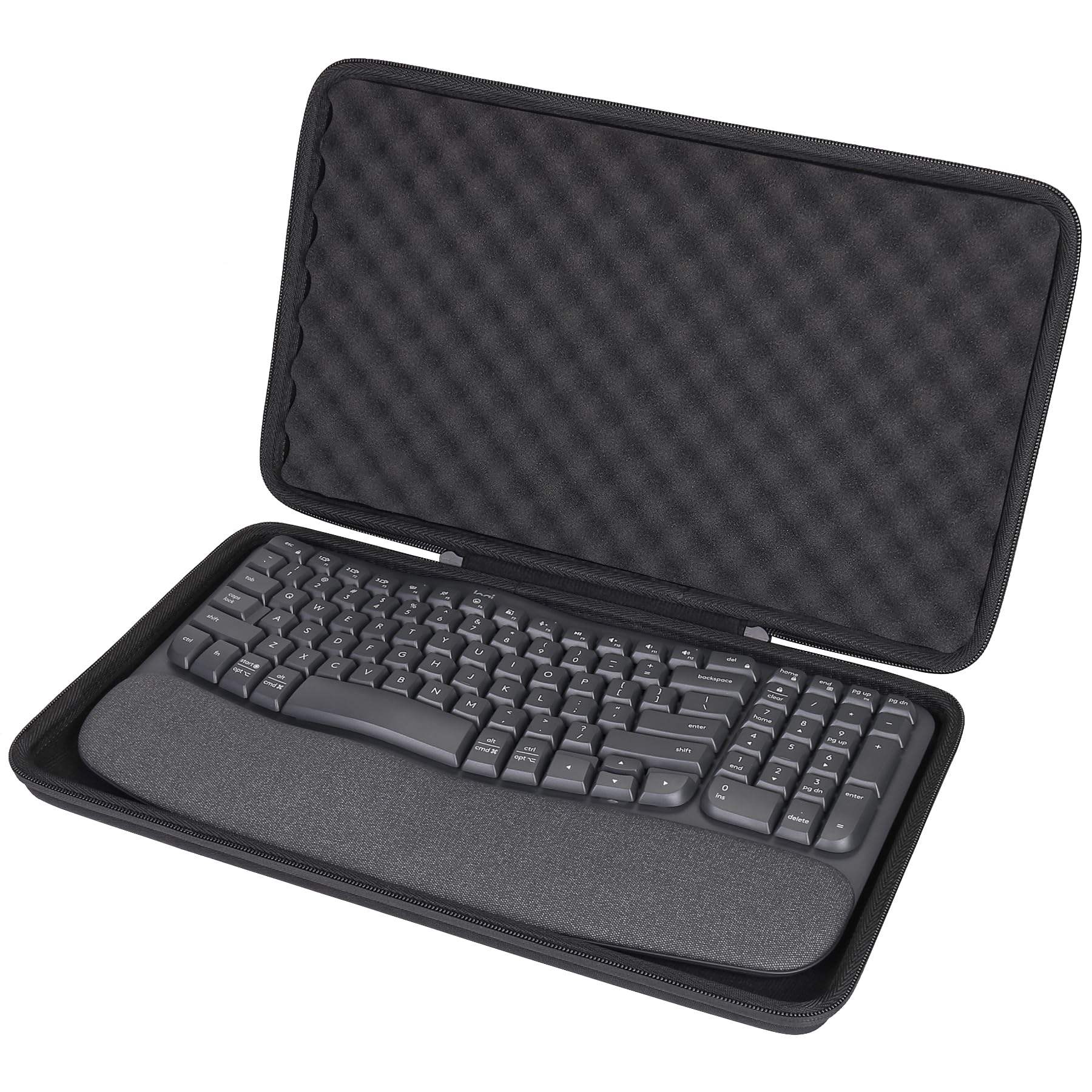 co2CREA cassa custodia borsa per Logitech Wave Keys Tastiera Wireless Ergonomica e Mouse Combo(solo scatola,Case Only)