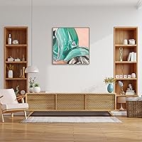 Vista 6 de Amanti Art Framed Canvas Wall Art 30x30 Retro Scooter IV by Ethan Harper, Framed Wall Art Canvas, Transportation Artwork, Country Rustic Decor