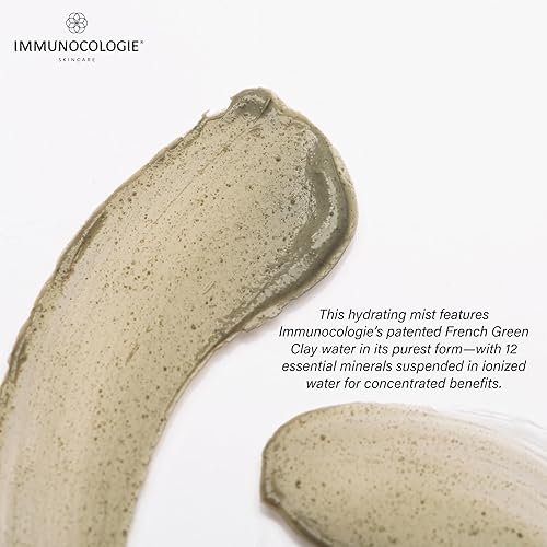 Miniatura 6 de IMMUNOCOLOGIE Vital Ionic Mist - Spray facial hidratante, purificante y refrescante con agua de arcilla verde francesa para calmar el enrojecimiento