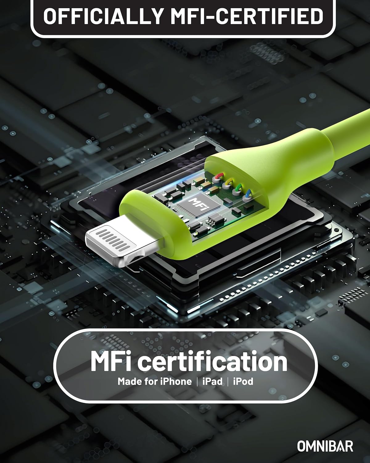 Back to School Deal, 5000mAh Magnetic Power Bank with 6FT Silicone USB C to Lightning Cable, Wireless Portable Charger with PD Fast Charging,Apple MFi Certified iPhone Cord for iPhone 14/13,Lime Green