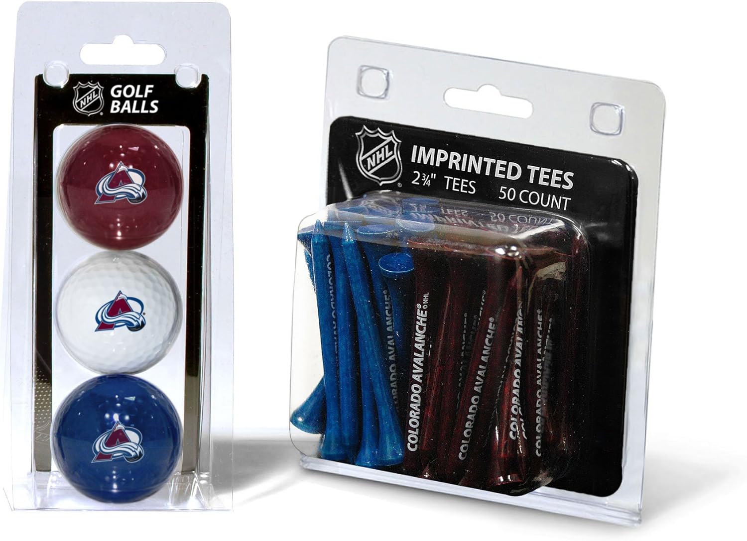 Team Golf NHL Detroit Red Wings Logo Imprinted Golf Balls (3 Count) & 2-3/4" Regulation Golf Tees (50 Count), Multi Colored : Sports Fan Golf Balls : Sports & Outdoors