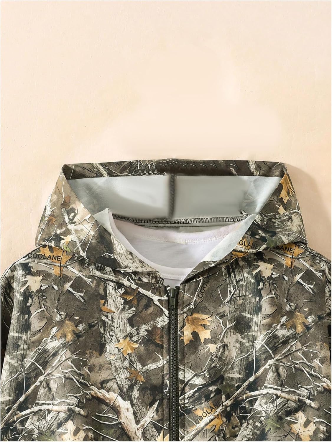 SOLY HUX Toddler Boy's Camo Hoodie Jacket Zip Up Long Sleeve Vintage Outerwear Streetwear