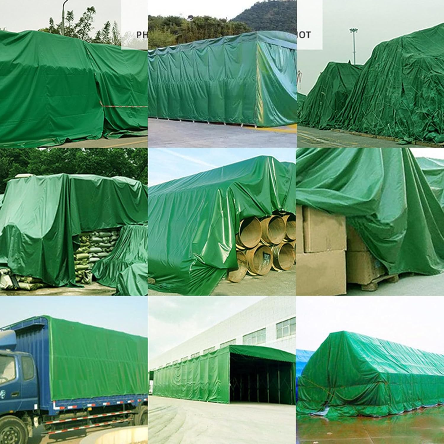 Tarp Canvas, Heavy Duty Tarps Waterproof Very Strong and Washable, Waterproof Tarp with Grommets Ideal for Cars, Boats, Building Contractors, Campers and Emergency Shelters.