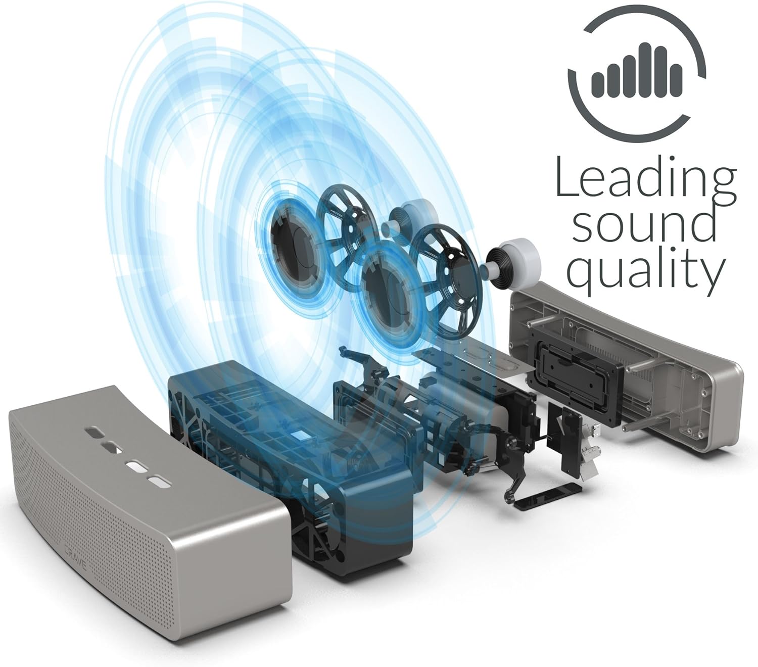 Flash Deals - 70% OFF Crave Curve Portable Bluetooth Wireless Intelligent Speaker with Enhanced Bass, Built-in Microphone and Speakerphone Buy 1 get 1 🔥 Crave Curve Portable Bluetooth Wireless Intelligent Speaker with Enhanced Bass, Built-in Microphone and Speakerphone