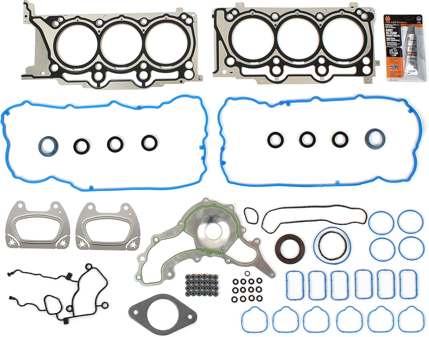 CNS Cylinder Head Gasket Set Compatible with 11-16 Chrysler & Dodge 3.6L (3604CC/220CID) V6 DOHC