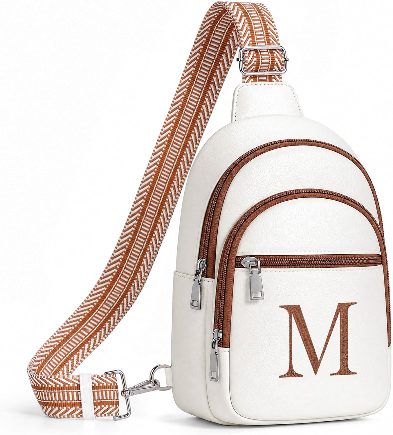 YOOLIFE Birthday Gifts for Women Mom Sling Bag Crossbody Bags, Letter M